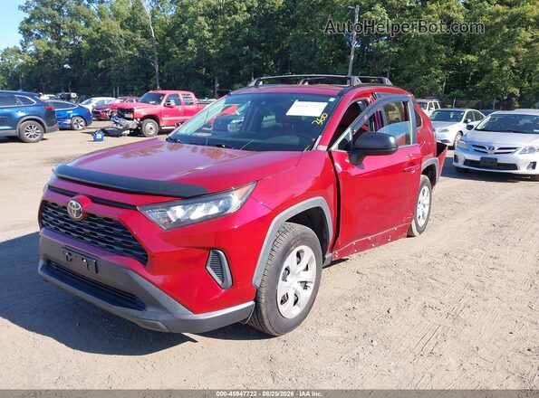 2T3H1RFV4KW036568 2019 TOYOTA RAV4 Красный Передняя левая четверть