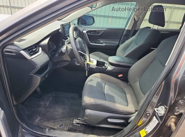 2T3H1RFV4NC176299 2022 TOYOTA RAV4 Charcoal Вид салону спереду