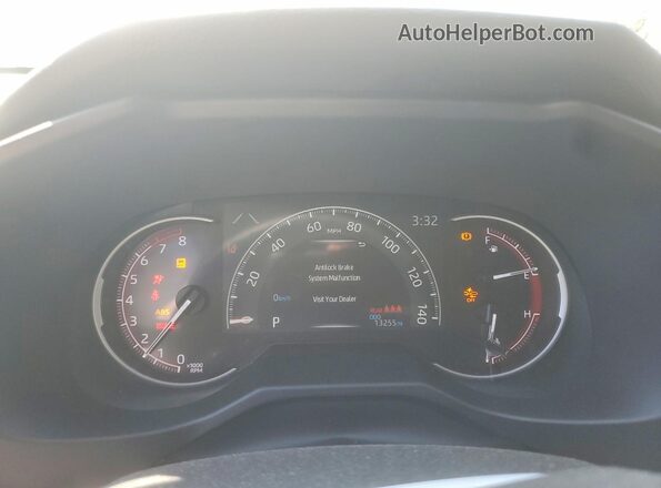 2T3H1RFV4SC332627 2025 TOYOTA RAV4 Silver Вид щитка приладів