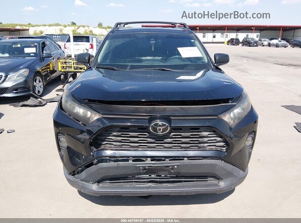 2T3H1RFV5KW028396 2019 TOYOTA RAV4 Black Widok zestawu wskaźników