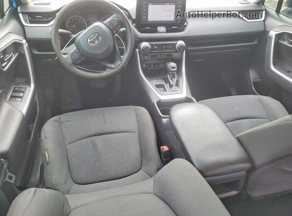 2T3H1RFV5KW036773 2019 TOYOTA RAV4 Blue Dashboard view