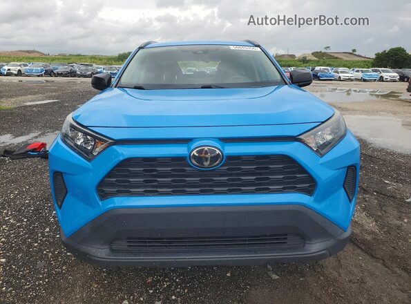 2T3H1RFV5KW036773 2019 TOYOTA RAV4 Blue Front view