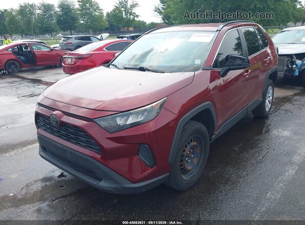 2T3H1RFV5KW038054 2019 TOYOTA RAV4 Красный Вид спереди