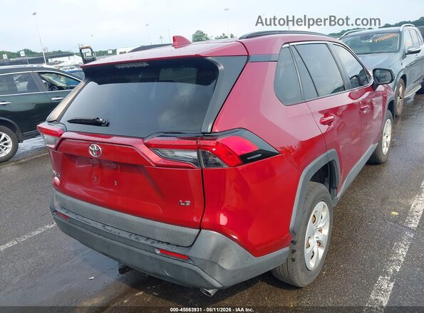 2T3H1RFV5KW038054 2019 TOYOTA RAV4 Красный Задняя правая четверть