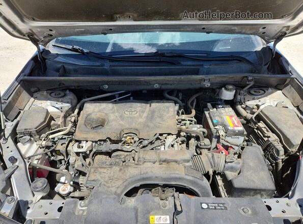 2T3H1RFV5MC158604 2021 TOYOTA RAV4 Silver ძრავის განყოფილების ხედი