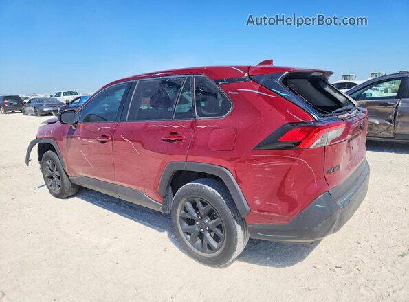 2T3H1RFV5NW227596 2022 TOYOTA RAV4 Red Trasero izquierdo