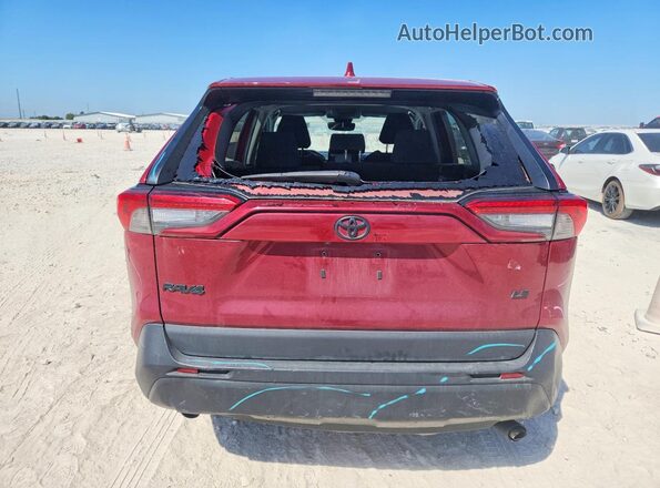 2T3H1RFV5NW227596 2022 TOYOTA RAV4 Red Vista trasera