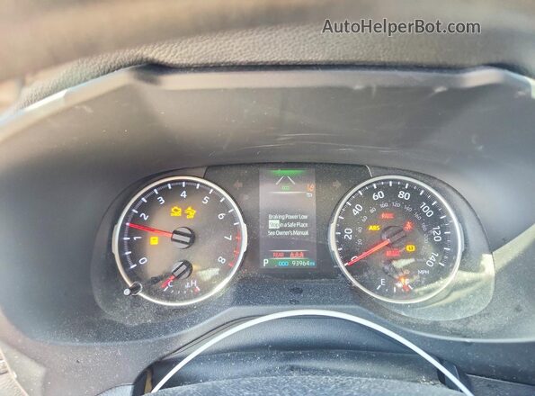 2T3H1RFV5NW227596 2022 TOYOTA RAV4 Red Vista del cuadro de instrumentos