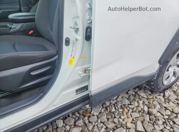 2T3H1RFV5PC241504 2023 TOYOTA RAV4 White Widok naklejki z numerem VIN