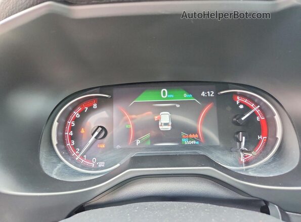 2T3H1RFV5PC241504 2023 TOYOTA RAV4 White Widok zestawu wskaźników