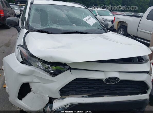 2T3H1RFV6KW004978 2019 TOYOTA RAV4 White Widok z przodu