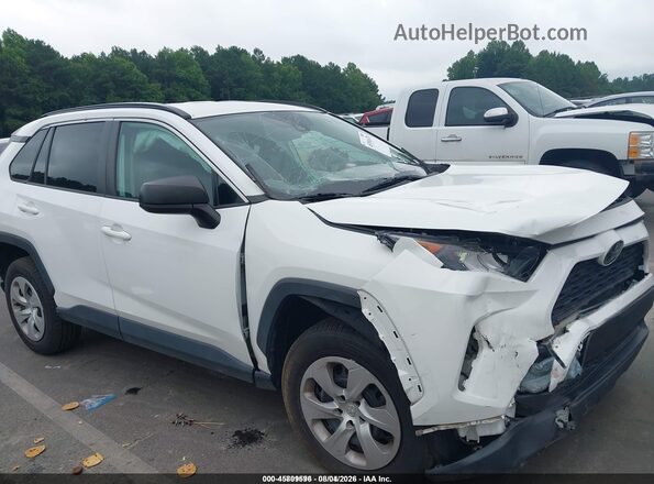2T3H1RFV6KW004978 2019 TOYOTA RAV4 White Widok wnętrza z tyłu