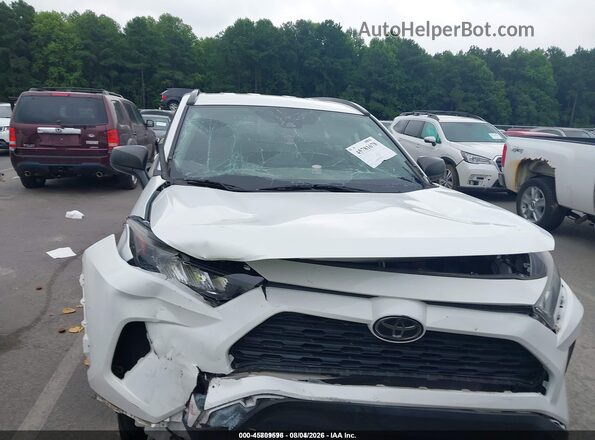 2T3H1RFV6KW004978 2019 TOYOTA RAV4 White Widok zestawu wskaźników