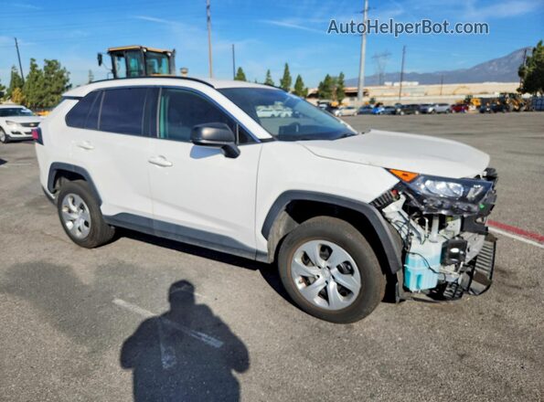 2T3H1RFV6LW066303 2020 TOYOTA RAV4 Белый Передняя правая четверть