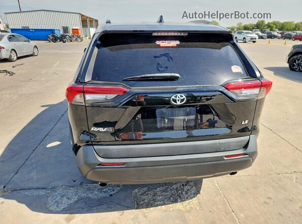 2T3H1RFV6MW127201 2021 TOYOTA RAV4 Black Հետևի տեսք