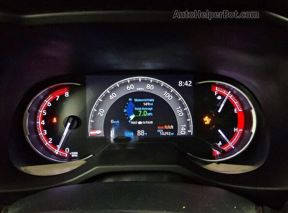 2T3H1RFV6PC232276 2023 TOYOTA RAV4 Белый Вид щитка приборов