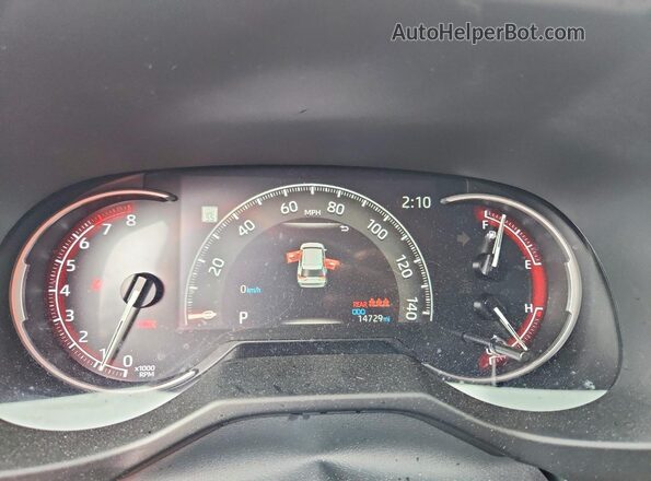 2T3H1RFV6SC351938 2025 TOYOTA RAV4 Gray Instrument cluster view