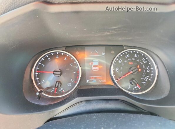2T3H1RFV7LW089296 2020 TOYOTA RAV4 Silver ხელსაწყოთა პანელის ხედი
