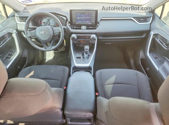 2T3H1RFV7MC165943 2021 TOYOTA RAV4 Black Instrument cluster view