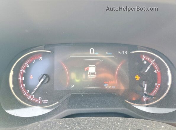 2T3H1RFV7PW240627 2023 TOYOTA RAV4 Black Instrument cluster view