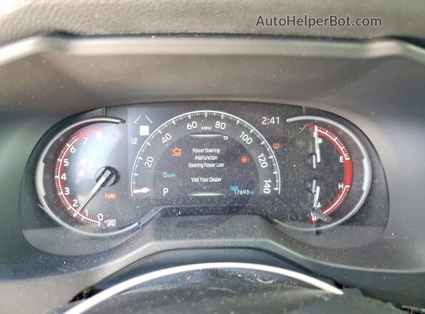 2T3H1RFV7SC337367 2025 TOYOTA RAV4 White Սարքավորումների վահանակի տեսք