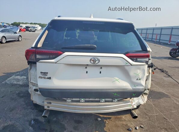 2T3H1RFV8KW036573 2019 TOYOTA RAV4 White Vista trasera