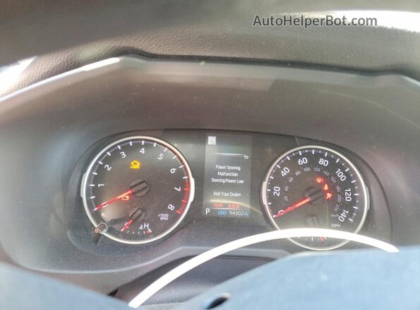2T3H1RFV8MC158614 2021 TOYOTA RAV4 Silver ხელსაწყოთა პანელის ხედი