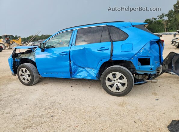 2T3H1RFV8MW159745 2021 TOYOTA RAV4 Blue Trasero izquierdo