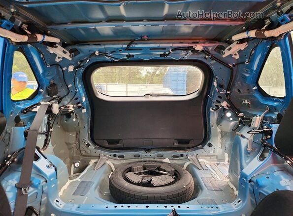2T3H1RFV8MW159745 2021 TOYOTA RAV4 Blue Vista de los asientos traseros