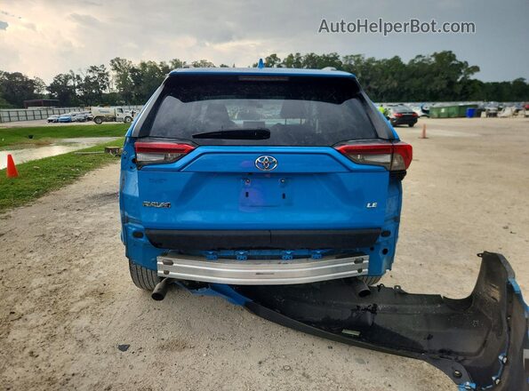 2T3H1RFV8MW159745 2021 TOYOTA RAV4 Blue Vista trasera