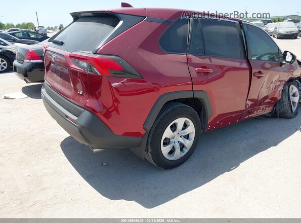 2T3H1RFV8PW294647 2023 TOYOTA RAV4 Бордовый Задняя правая четверть