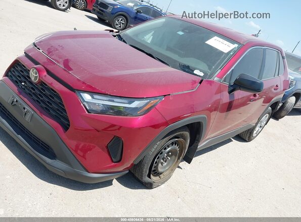 2T3H1RFV8PW294647 2023 TOYOTA RAV4 Бордовый Передняя левая четверть