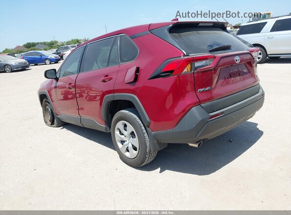 2T3H1RFV8PW294647 2023 TOYOTA RAV4 Бордовый Задняя левая четверть