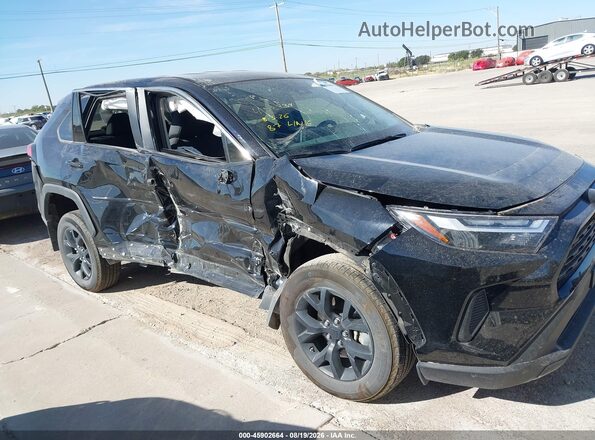 2T3H1RFV8SW428632 2025 TOYOTA RAV4 Black Widok zestawu wskaźników