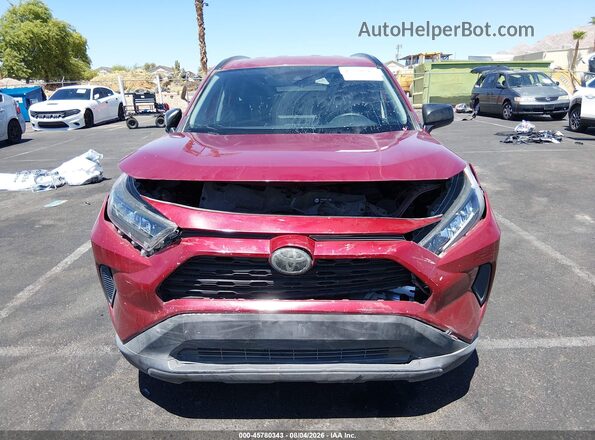 2T3H1RFV9LC083484 2020 TOYOTA RAV4 Red Widok zestawu wskaźników