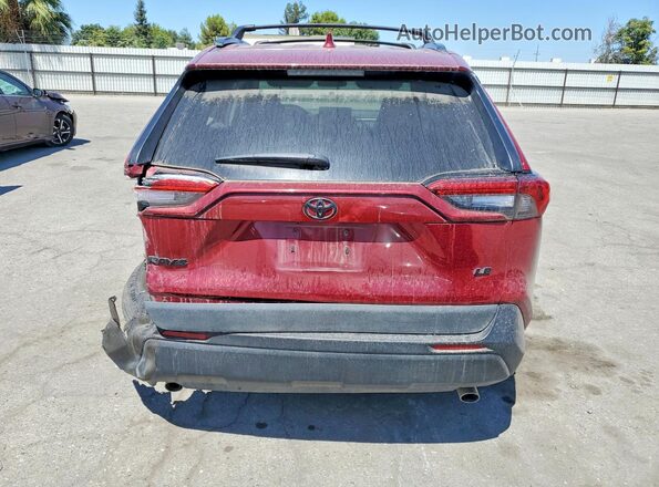 2T3H1RFV9MW179048 2021 TOYOTA RAV4 Maroon Widok z tyłu