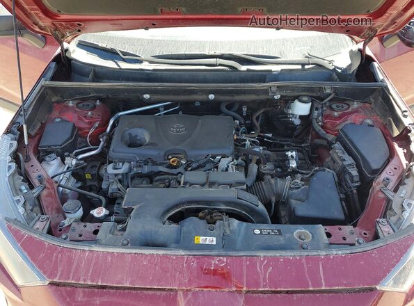 2T3H1RFV9MW179048 2021 TOYOTA RAV4 Maroon Widok wnętrza z tyłu