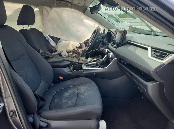 2T3H1RFVXKC001261 2019 TOYOTA RAV4 Charcoal წინა სალონის ხედი