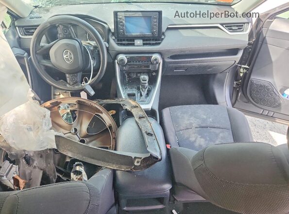2T3H1RFVXKC001261 2019 TOYOTA RAV4 Charcoal წინა პანელის ხედი