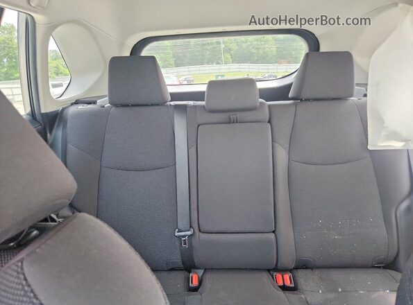 2T3H1RFVXKC001261 2019 TOYOTA RAV4 Charcoal უკანა სავარძლების ხედი
