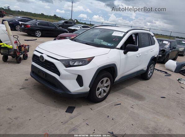 2T3H1RFVXKC024538 2019 TOYOTA RAV4 White Առջևի ձախ երեք քառորդ տեսարան