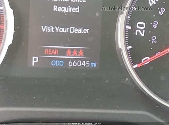 2T3H1RFVXKC024538 2019 TOYOTA RAV4 White Հետևի նստատեղերի տեսք