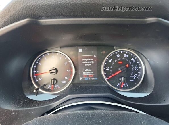 2T3H1RFVXLC083736 2020 TOYOTA RAV4 Gray ხელსაწყოთა პანელის ხედი