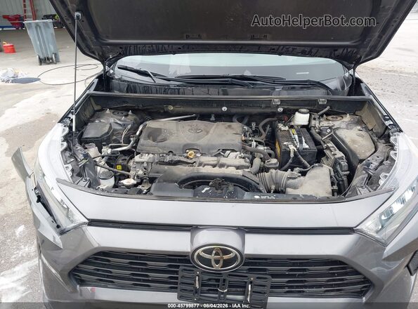 2T3H1RFVXMW166566 2021 TOYOTA RAV4 Gray Rear view