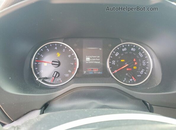2T3H1RFVXNC178803 2022 TOYOTA RAV4 Черный Вид щитка приборов