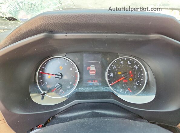 2T3H1RFVXNW228825 2022 TOYOTA RAV4 Черный Вид щитка приборов