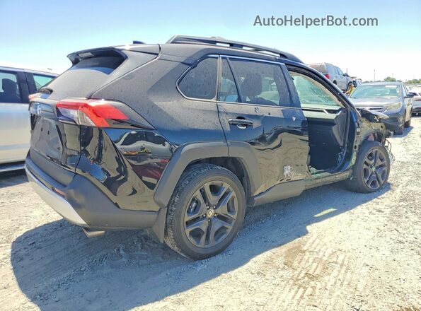 2T3J1RFV0NW262287 2022 TOYOTA RAV4 Black Задня права чверть