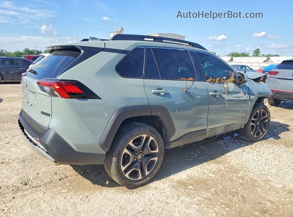 2T3J1RFV2MW178552 2021 TOYOTA RAV4 Teal Rear right