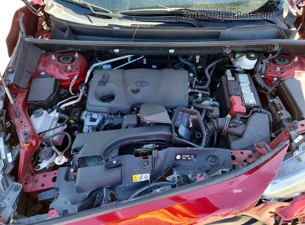 2T3J1RFV2RW460343 2024 TOYOTA RAV4 Red Widok komory silnika