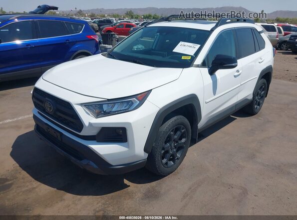 2T3J1RFV3LC078301 2020 TOYOTA RAV4 White Առջևի ձախ երեք քառորդ տեսարան